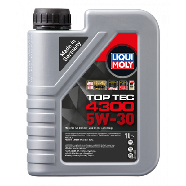 Liqui Moly Top Tec 4310 0W-30 - Oak Road Motor Factors
